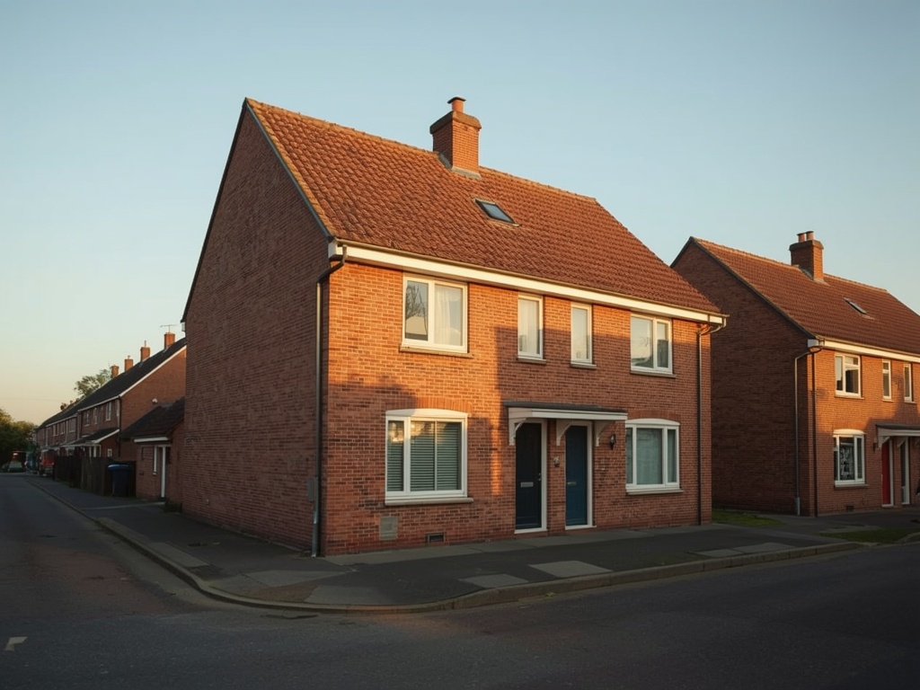 twee-onder-een-kapwoning in Nieuwleusen met antraciet kunststof kozijnen op bakstenen gevel