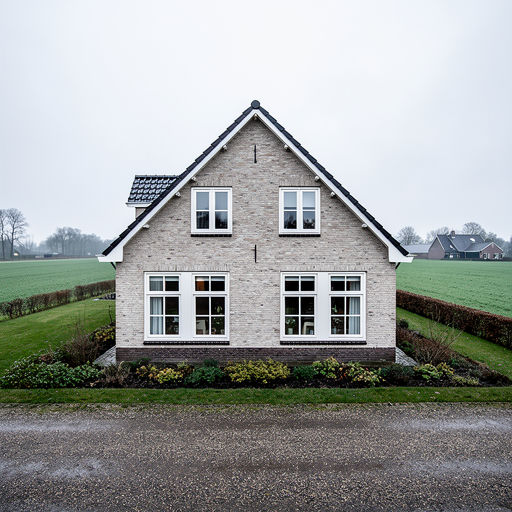 foto van ouderwetse huizen