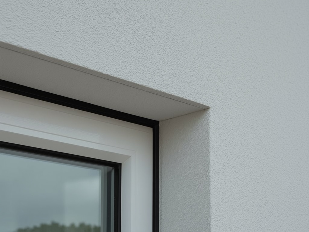 close-up van ventilatierooster in kunststof raamkozijn, Sibculo
