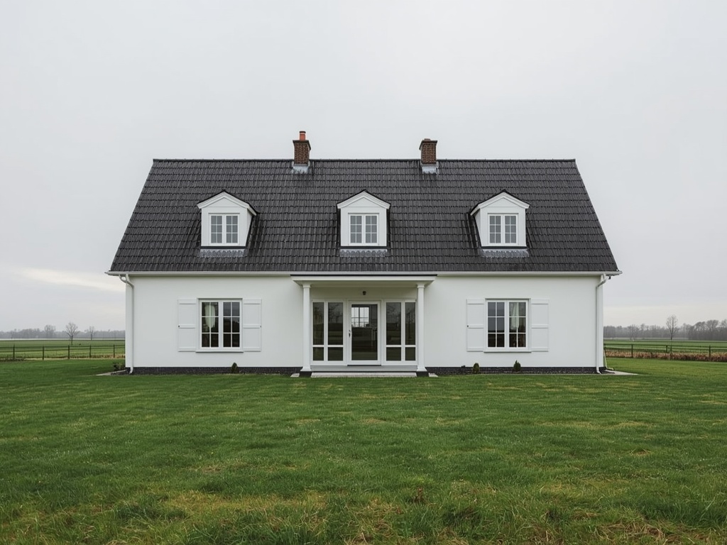 foto van ouderwetse huizen