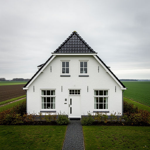 foto van ouderwetse huizen