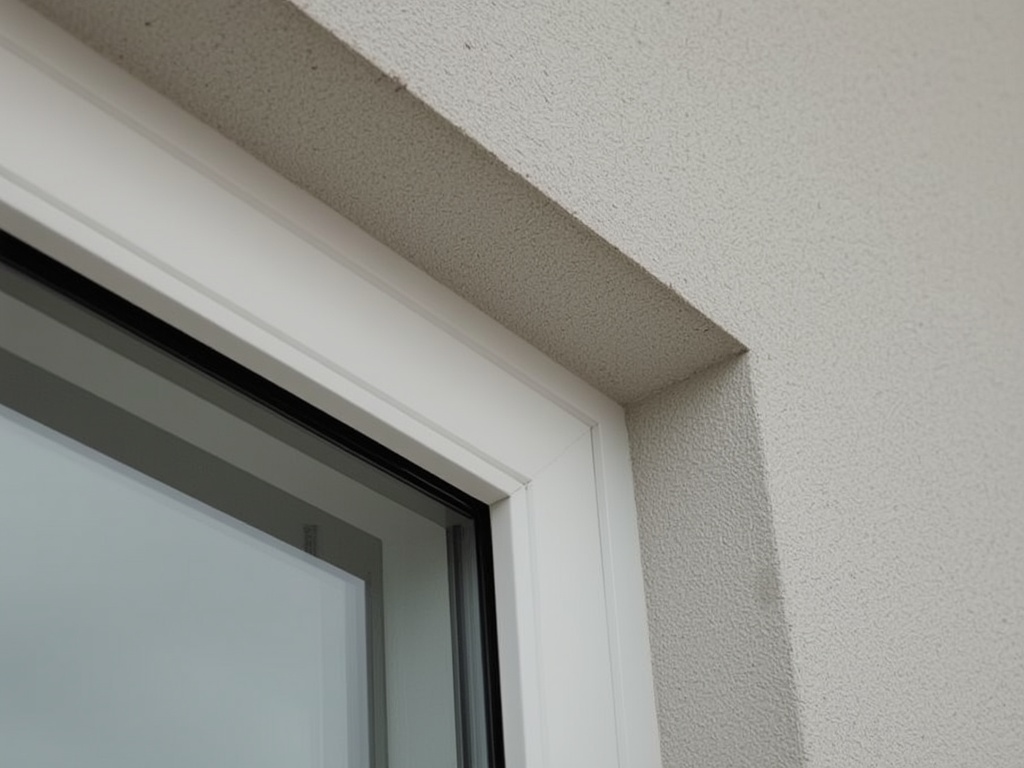 close-up van ventilatierooster in kunststof raamkozijn, Hardenberg
