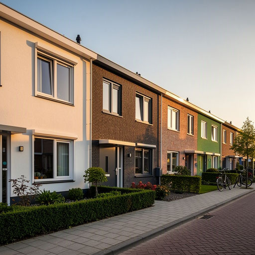 Monteur plaatst kunststof kozijnen bij een woning in Hardenberg