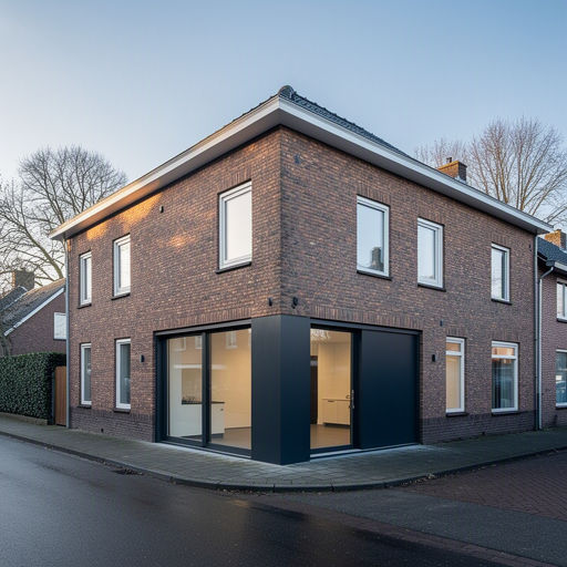 Witte kunststof hefschuifpui met HR++ glas in een moderne woning